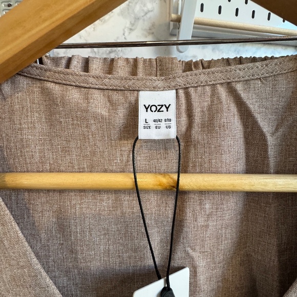 NWT! YOZY Simple Colorblock Sleeveless Top And Long Pants Set SIZE LARGE - Picture 3 of 7